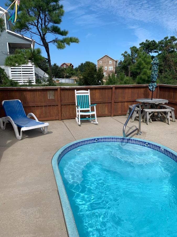 Pets Ok Rest A Shored A Secure And Comfortable Home Flat Screen T Vs In All Rooms Fully Stocked With Plenty Of Amenities Private Inground Pool Gas Fireplace Rents Sat To Sat Full Weeks Only Nags Head Exterior photo